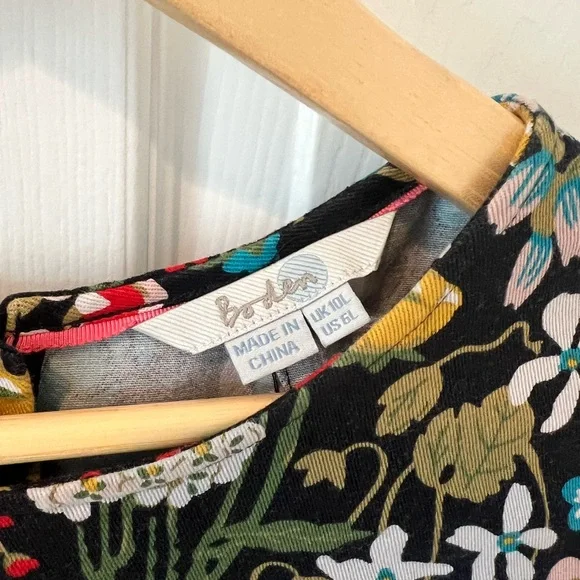 Boden Floral Print Women's Dress - Picture 2 of 9